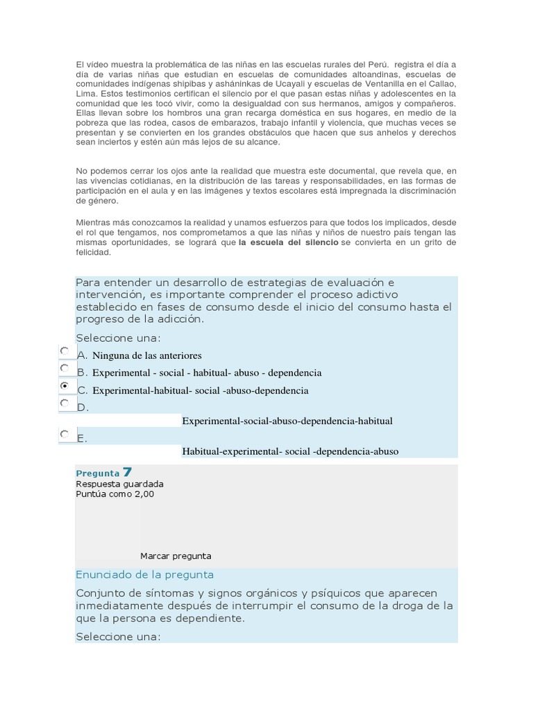 Analisis De La Escuela Del Silencio Pdf Drogas Despachador De Drogas