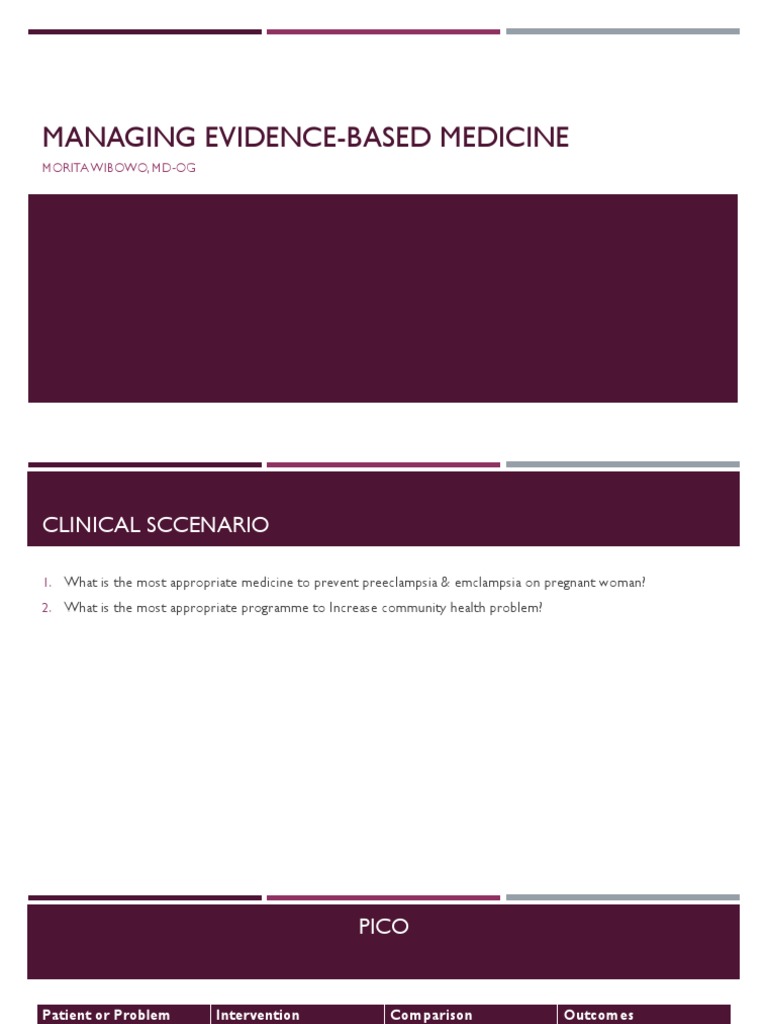 Managing EvidenceBased Medicine PDF