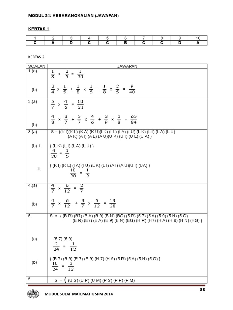 Soalan Kbat Matematik Tingkatan 1 Pdf