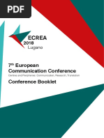 Conference Booklet | PDF | Academia | Communication