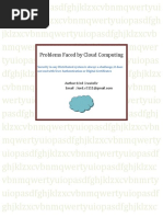 Problems Faced by Cloud Computing