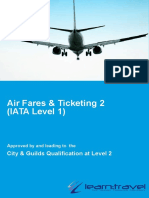 Air Fares & Ticketing 2 (IATA Level 1) : City & Guilds Qualification at Level 2