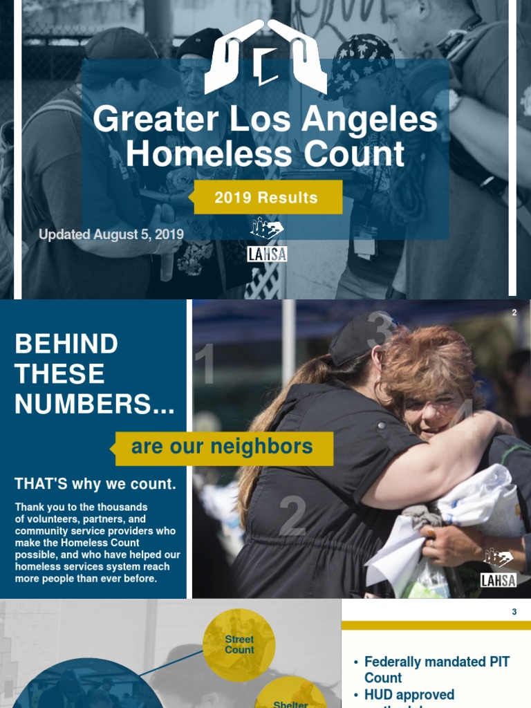 2019 Greater Los Angeles Homeless Count Presentation | PDF ...