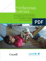 Las Infancias Diversas Estudio Fenomenológico de La Niñez de Ceroa Tres Años en Cuatro Pueblos Indígenas de La Amazonía Peruana PDF