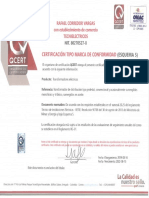 Certificado Transformador