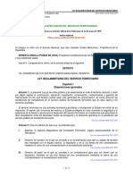 Ley Reglamentaria Del Servicio Ferroviario PDF