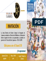 Invitación: Ubícanos en El Stand 30