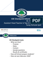 Cambridge Primary Check Point Info