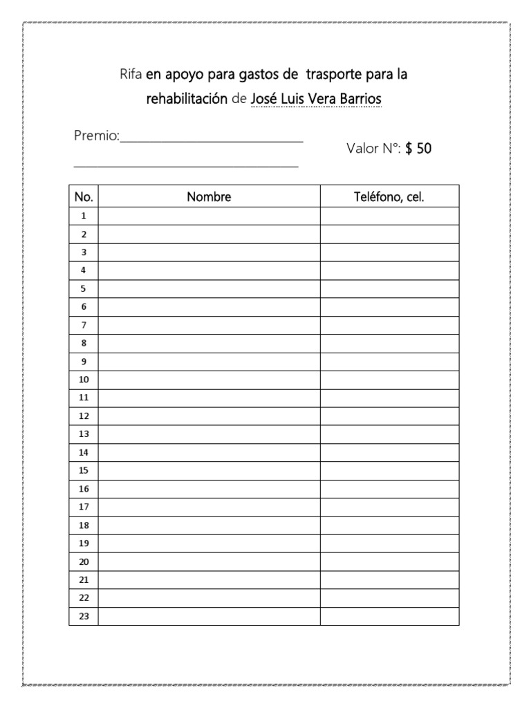 Rifa Reloj | PDF