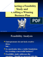Conducting A Feasibility Study and Crafting A Winning Business Plan