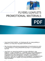 Flyers Leaflets Promotional Materials