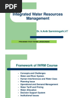 Integrated Water Resources Management: Dr. Ir - Anik Sarminingsih, MT