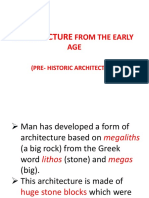Architecture: From The Early AGE