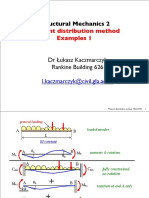 Structural Mechanics 2: Moment Distribution Method Examples 1