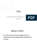 Information Technology in A Global Society