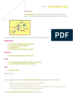 Plant Operations - Distillation Control - Example