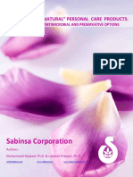 Sabinsa Developing All Natural Personal Care Products 2009 v3