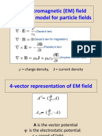 The Electromagnetic (EM) Field Serves As A Model For Particle Fields
