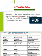 Obat Off Label dan Peran Farmasis