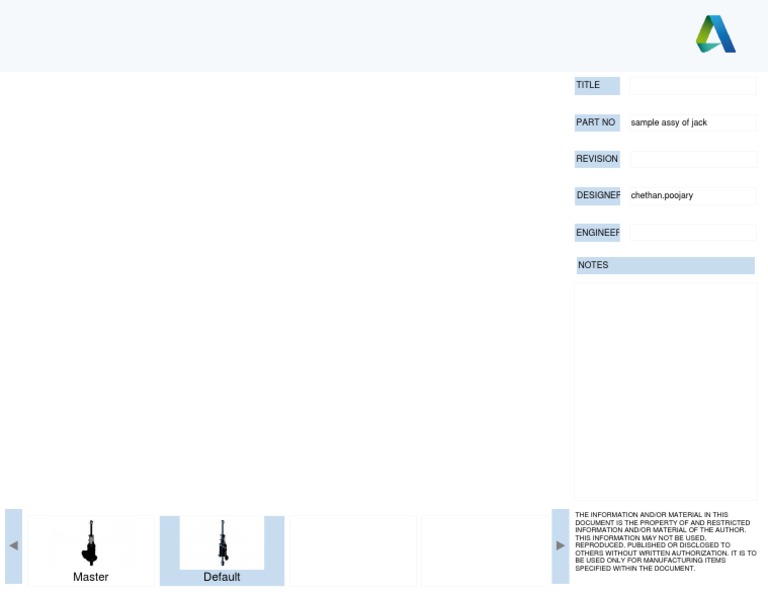 Jack Assembly Specifications Document | PDF