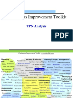 Continuous Improvement Toolkit: TPN Analysis