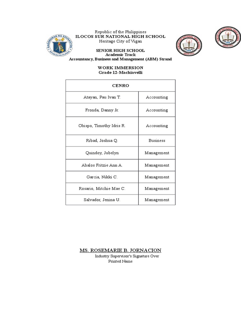 Immersion Paper | PDF