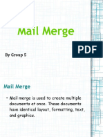 Mail Merge: by Group 5