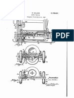 1938 Patent for Motor Vehicle Lifting Device Using Spare Tire