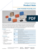 Low Power PCB Relays Product Note