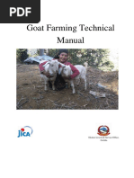 Goat Production Manual | PDF | Goat | Grazing