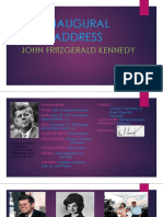 Inaugural Address: John Fritzgerald Kennedy