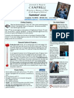 Campbell Newsletter Summer 2010