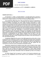 Complainant Vs Vs Respondent: First Division