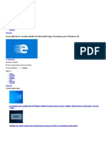 Windows 10 - La Versión Estable de Edge Chromium Se Ha Filtrado
