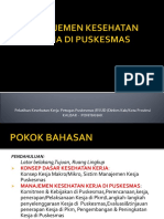 11.manajemen Kesja Di Sarana Kesehatan (Puskesmas)