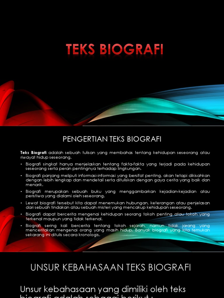 Teks Biografi