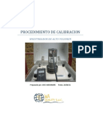 Procedimiento de Calibracion Hi Vol PDF