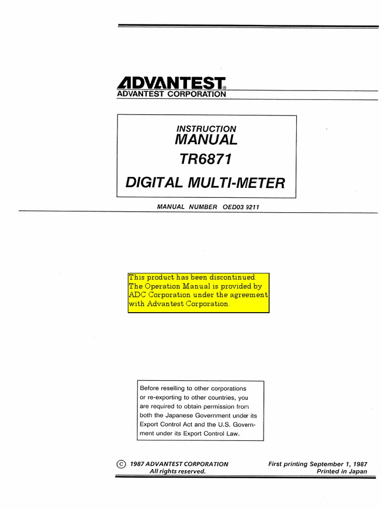 TR6871 | PDF | Technology & Engineering