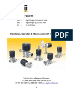 Top Line Sample Valves - Iom Manual