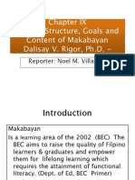Nature, Structure, Goals and Content of Makabayan Dalisay V. Rigor, Ph.D.