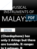 Musical Instruments Of: Malaysia