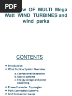 Overview of MULTI Megawatt WIND TURBINES and Wind Park