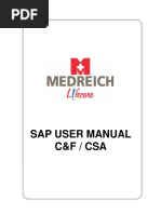 Sap SD End User Manual Step by Step