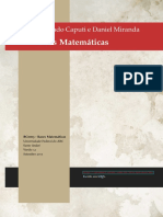 Bases Matemáticas - Pré-Cálculo PDF
