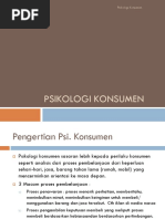 Psikologi Konsumen