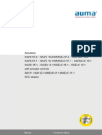 Actuator Safety Manual for Functional Safety Applications