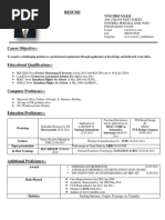 Vinoth Resume