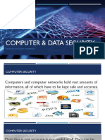 Computer & Data Security: Rotecting AND Ecuring Nformation