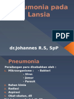 Pneumonia Pada Lansia 2018