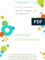 Types of Learners 1.0